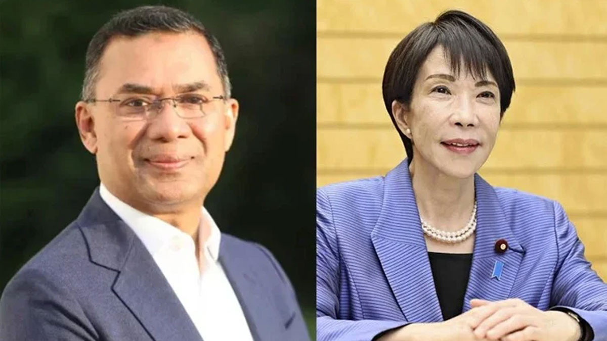 Prime Minister Tarique Rahman and Japan's Prime Minister Sanae Takaichi